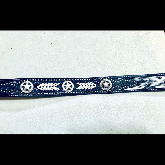 Beautiful vintage hand crafted leather belt by Ranger - Picture 2 of 7